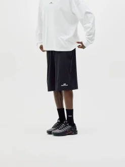 Active Long Shorts, Men - Black