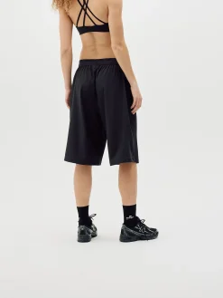Active Long Shorts, Women - Black