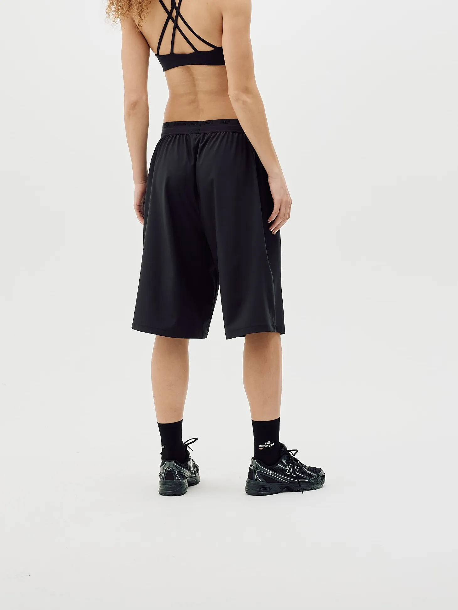 Active Long Shorts, Women - Black
