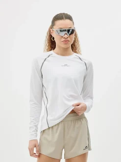 Active Long Sleeve, Women - White