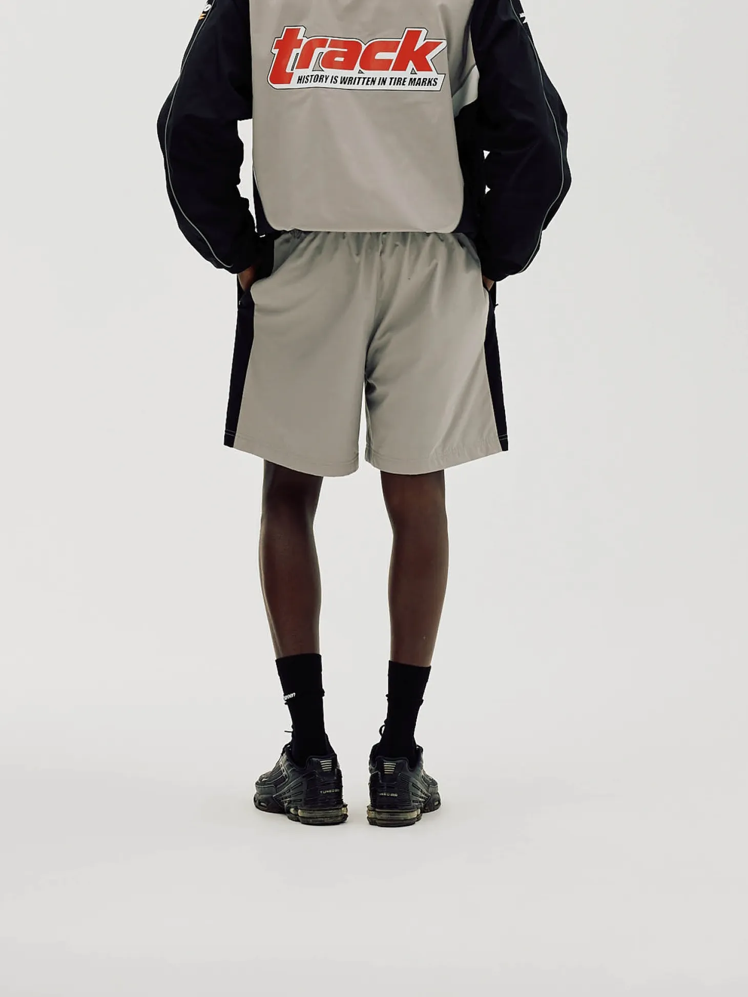 Active Shorts, Men - Ghost Grey