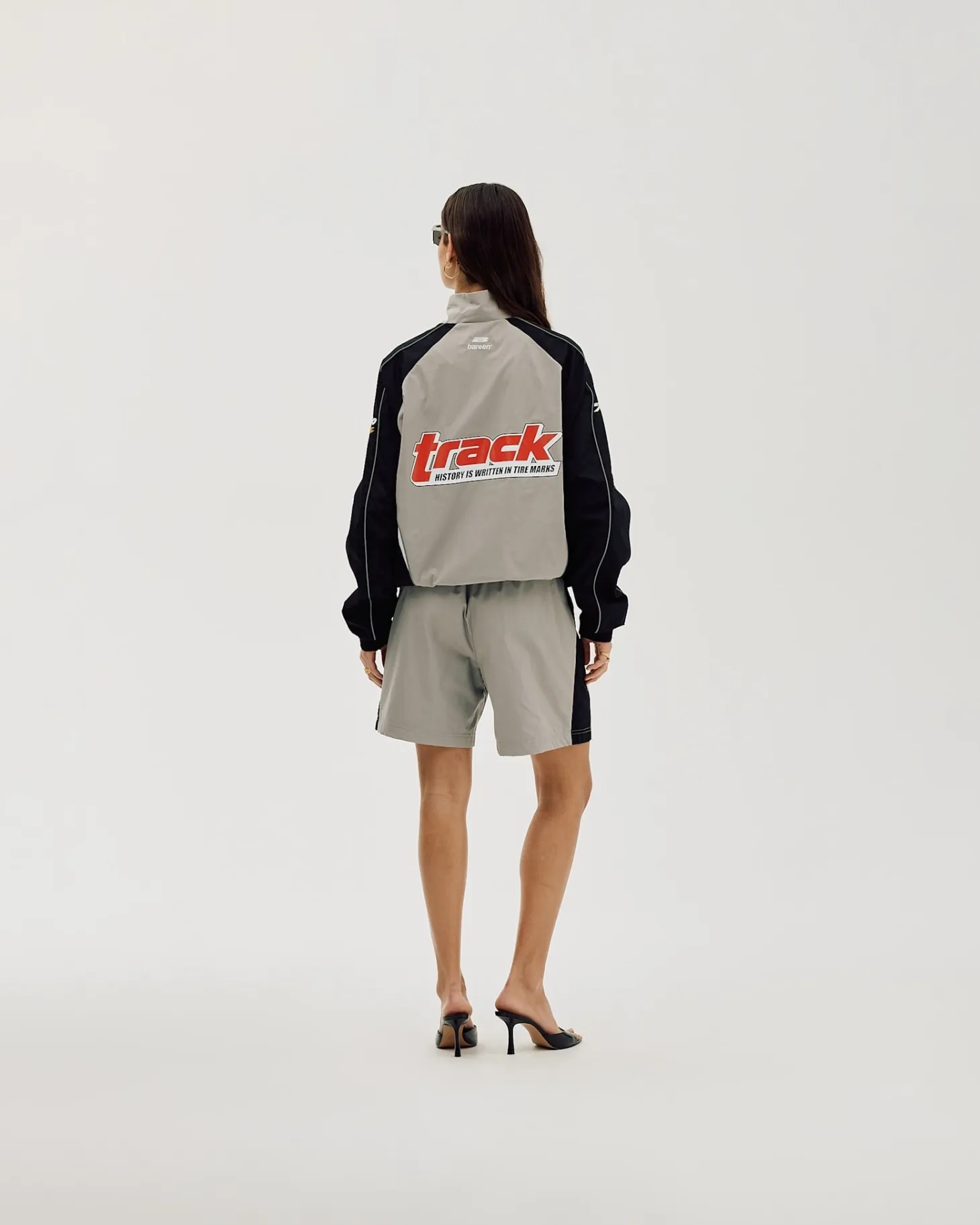 Active Shorts, Women - Ghost Grey / Black / White