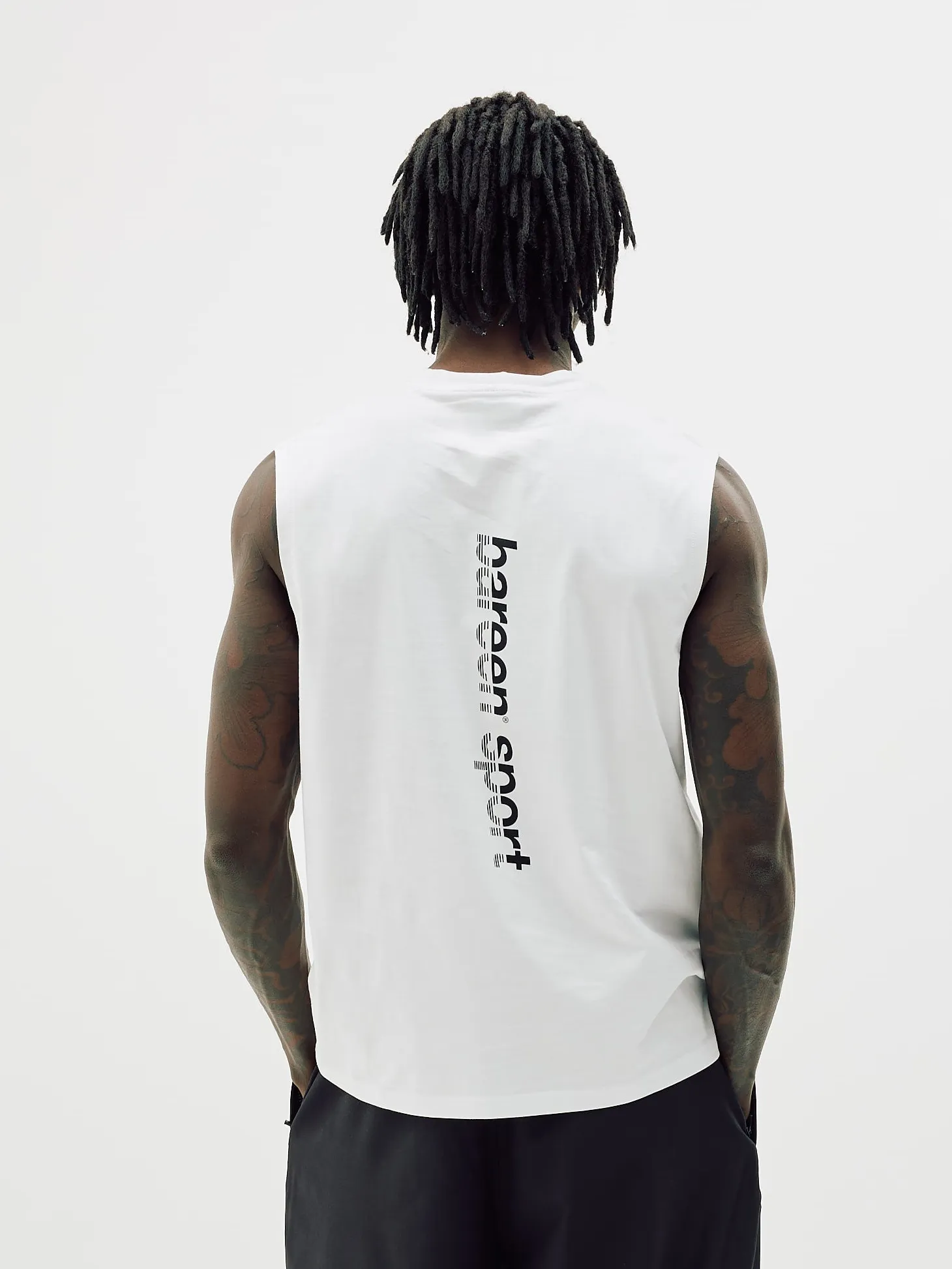 Athletic Muscle Tank, Men - White