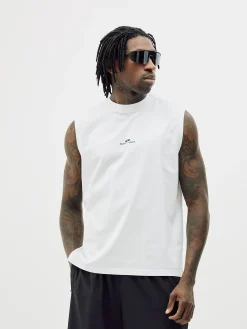 Athletic Muscle Tank, Men - White