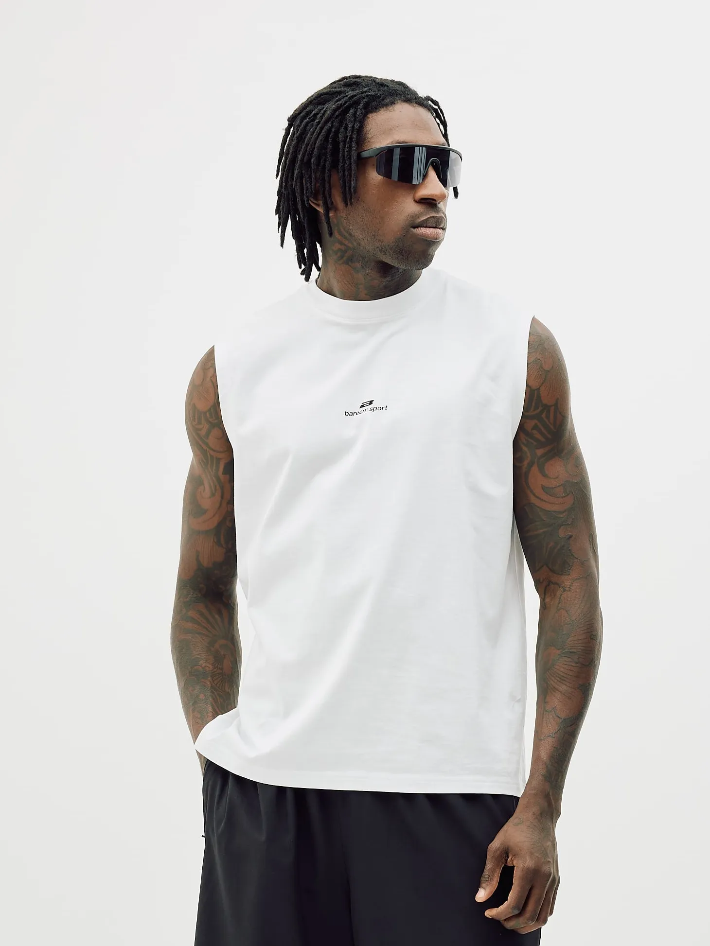 Athletic Muscle Tank, Men - White