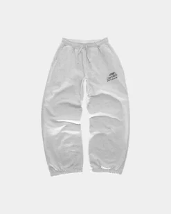Bareen x Airtox - Cuffed Straight Leg Sweatpants, Men - Cloudy Grey