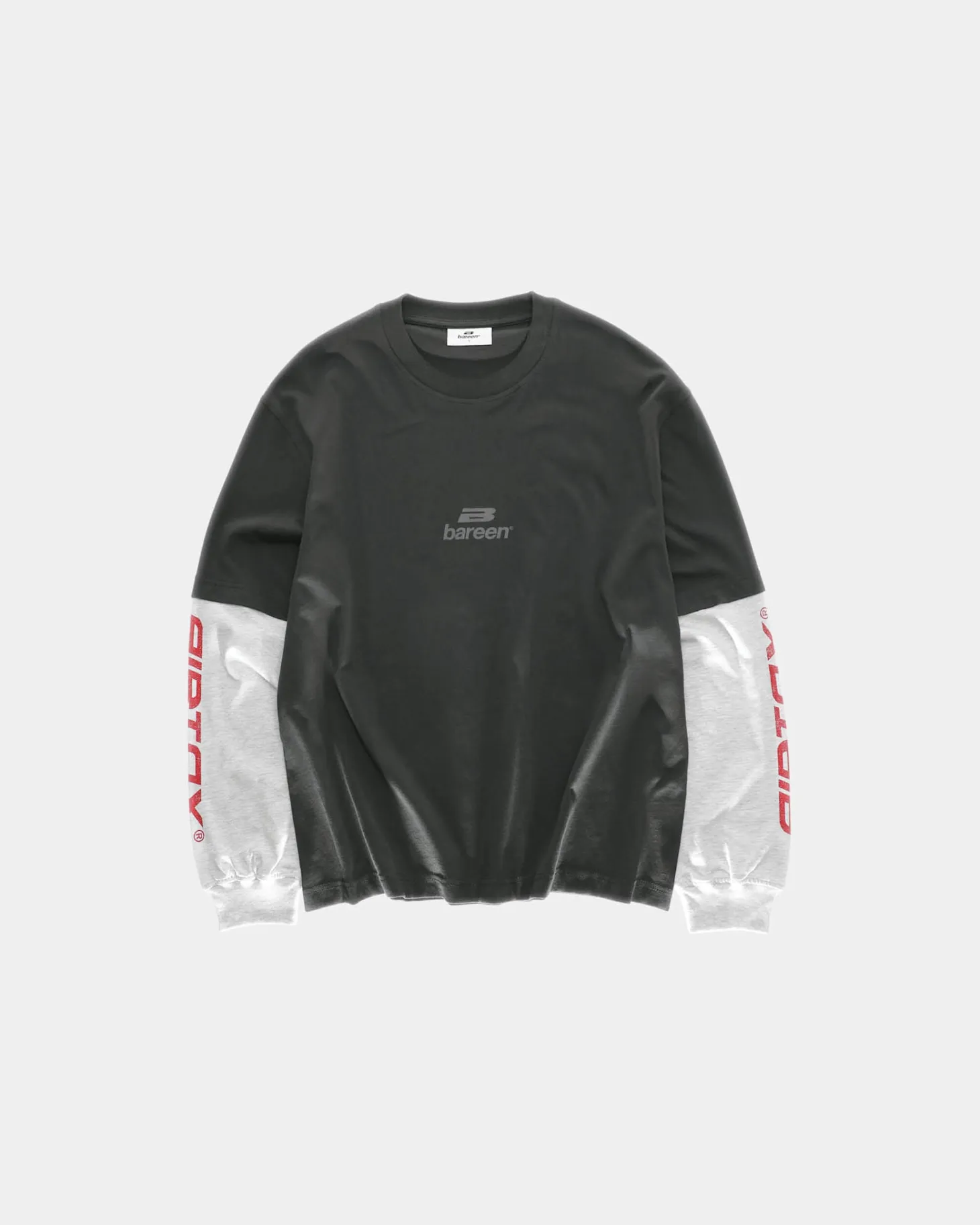 Bareen x Airtox - 2-in-1 Long sleeve Tee, Men - Black