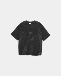 Bareen x Airtox - Paint Splatter Box Fit T-shirt, Men - Black