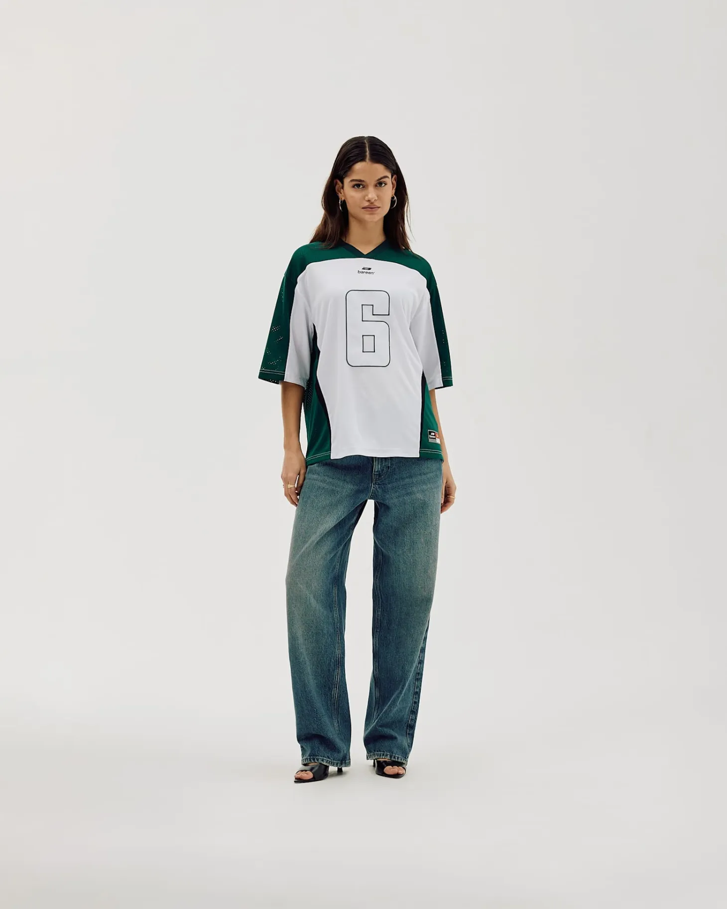 BFL Jersey, Women - White / Deep Green