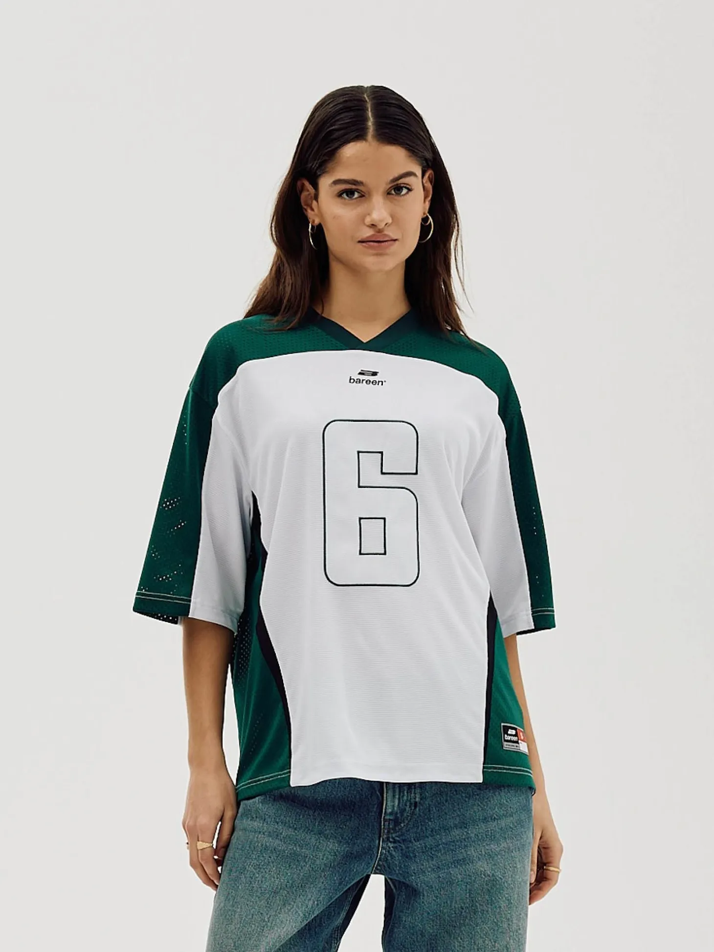 BFL Jersey, Women - White / Deep Green