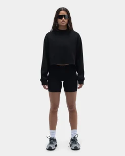 Blaze Waffle Long Sleeve, Women - Black Onyx