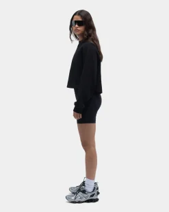 Blaze Waffle Long Sleeve, Women - Black Onyx