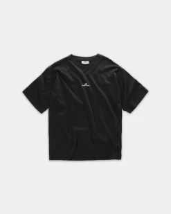 Box Fit Athletic Logo Tee, Men - Black