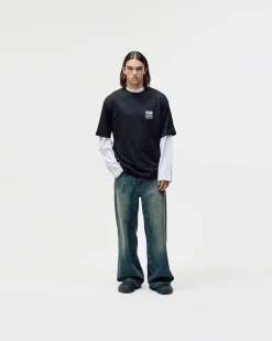 Box Fit T-shirt, Men - Duality - Black
