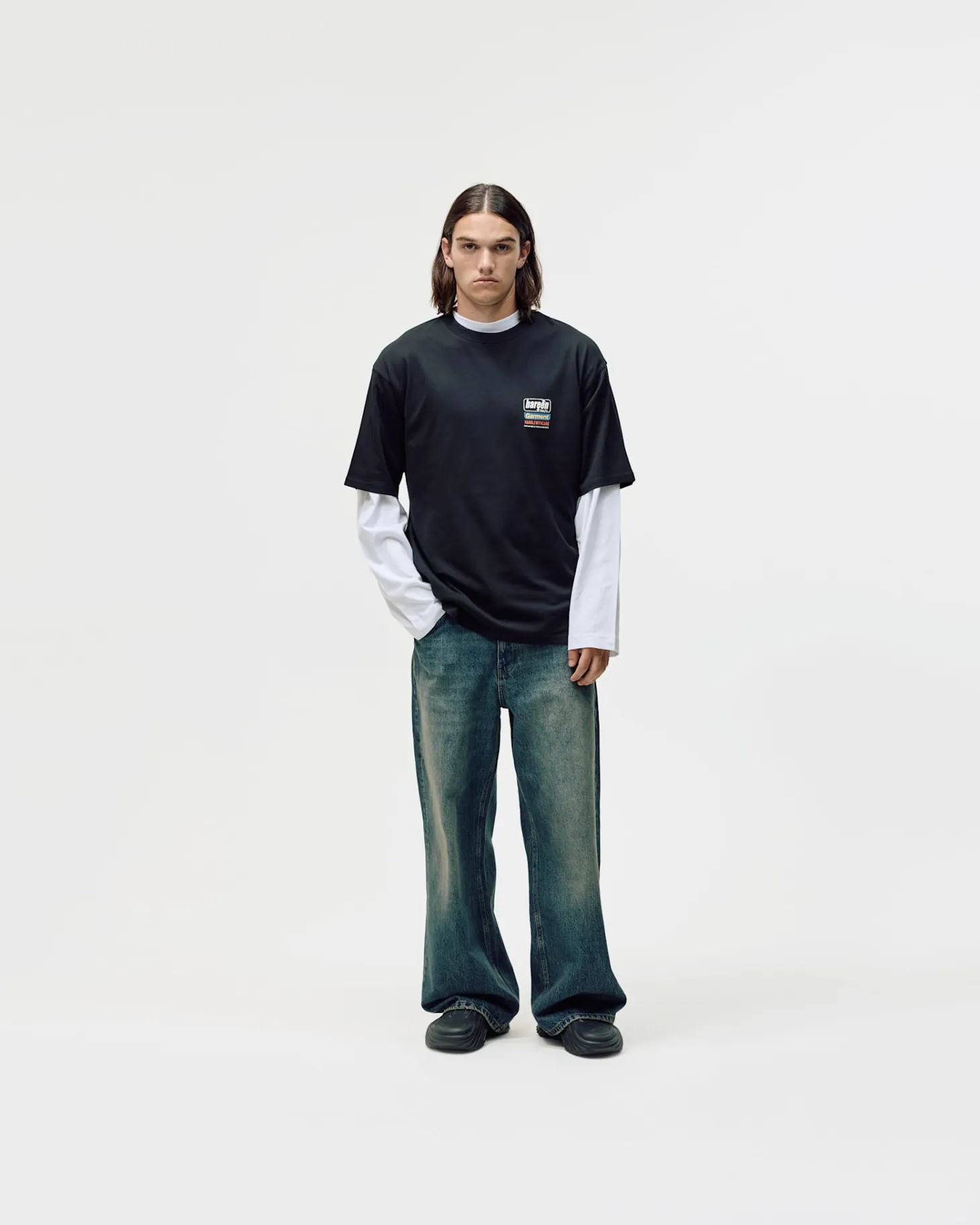 Box Fit T-shirt, Men - Duality - Black