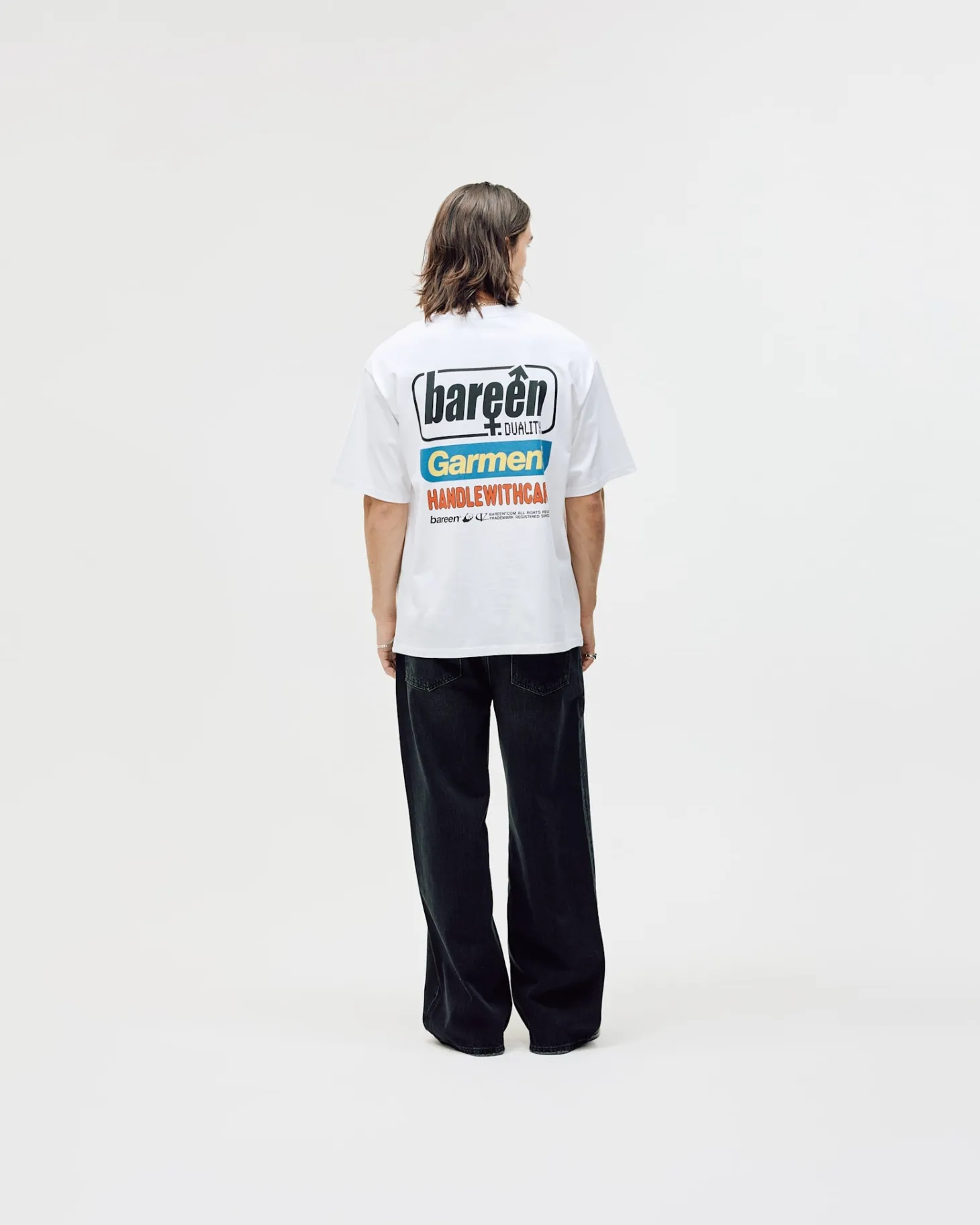 Box Fit T-shirt, Men - Duality - White