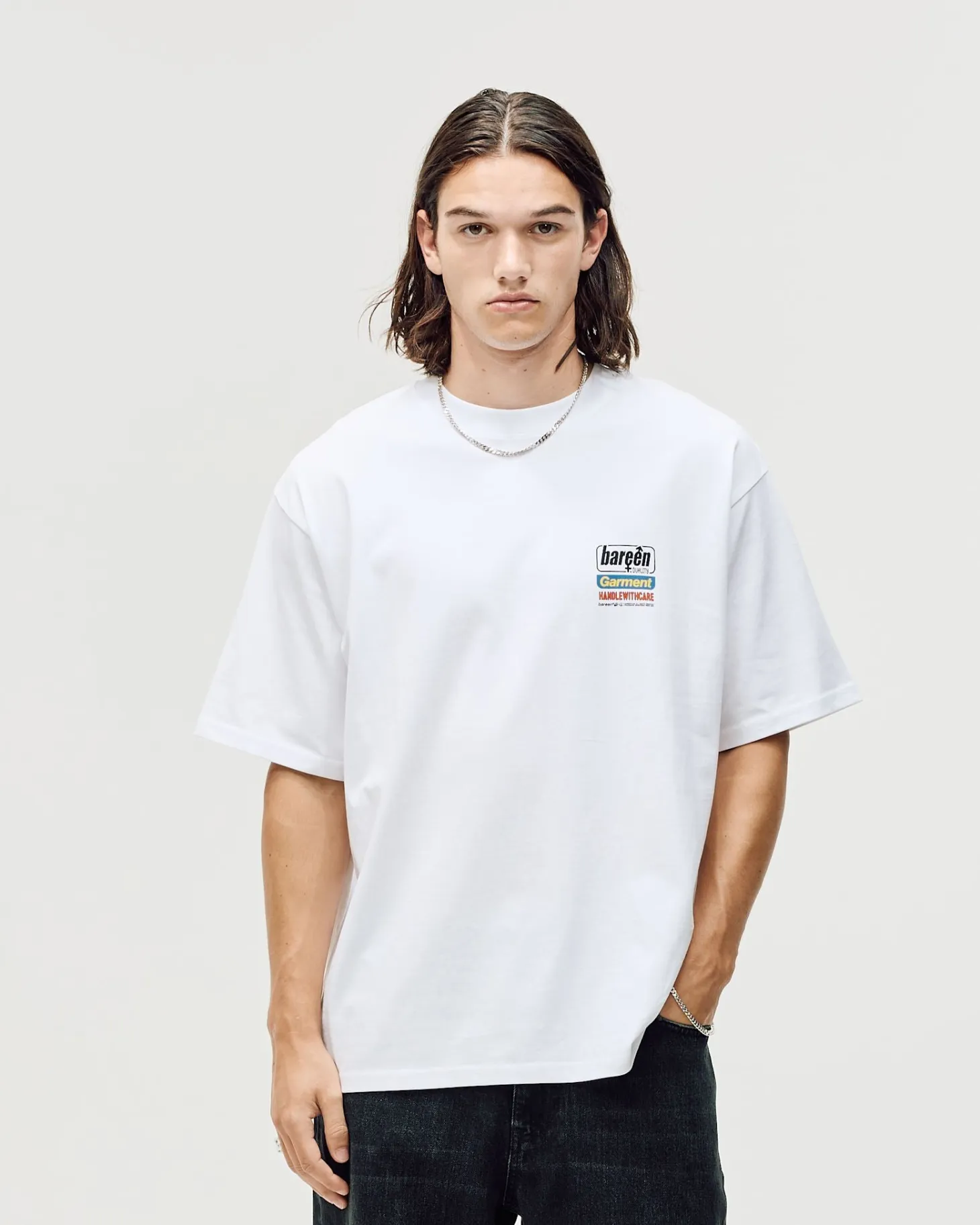 Box Fit T-shirt, Men - Duality - White