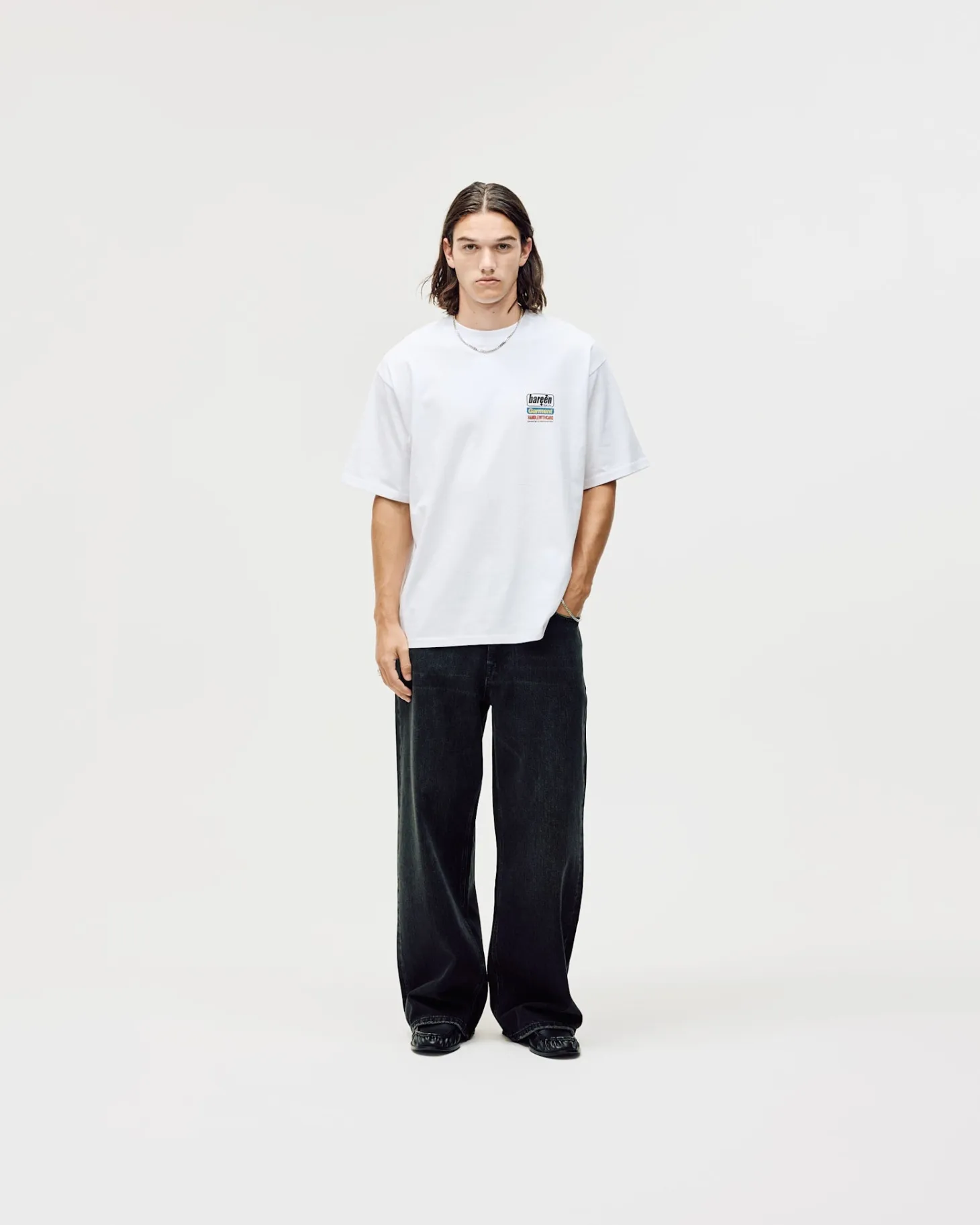 Box Fit T-shirt, Men - Duality - White