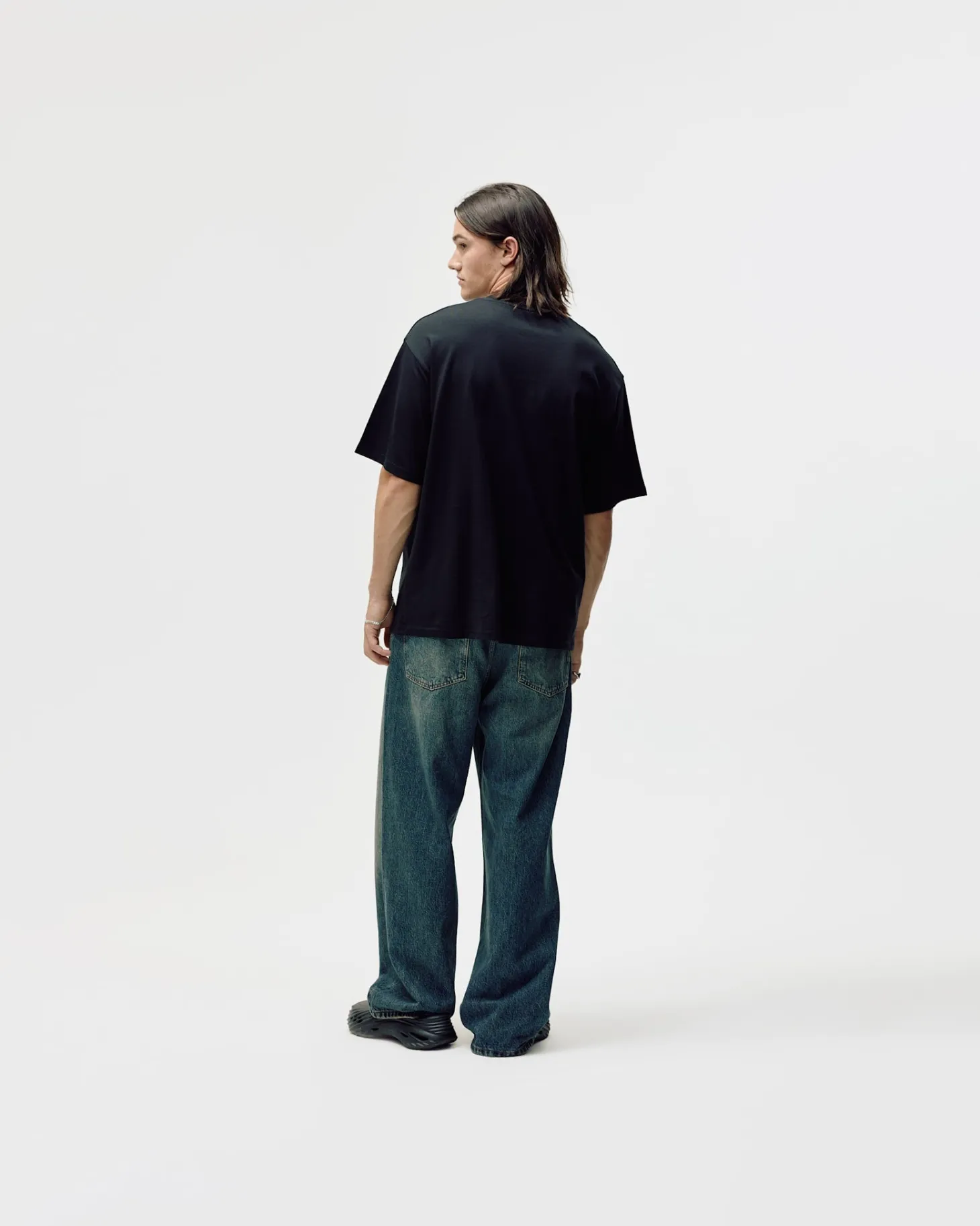 Box Fit T-shirt, Men - Field - Black