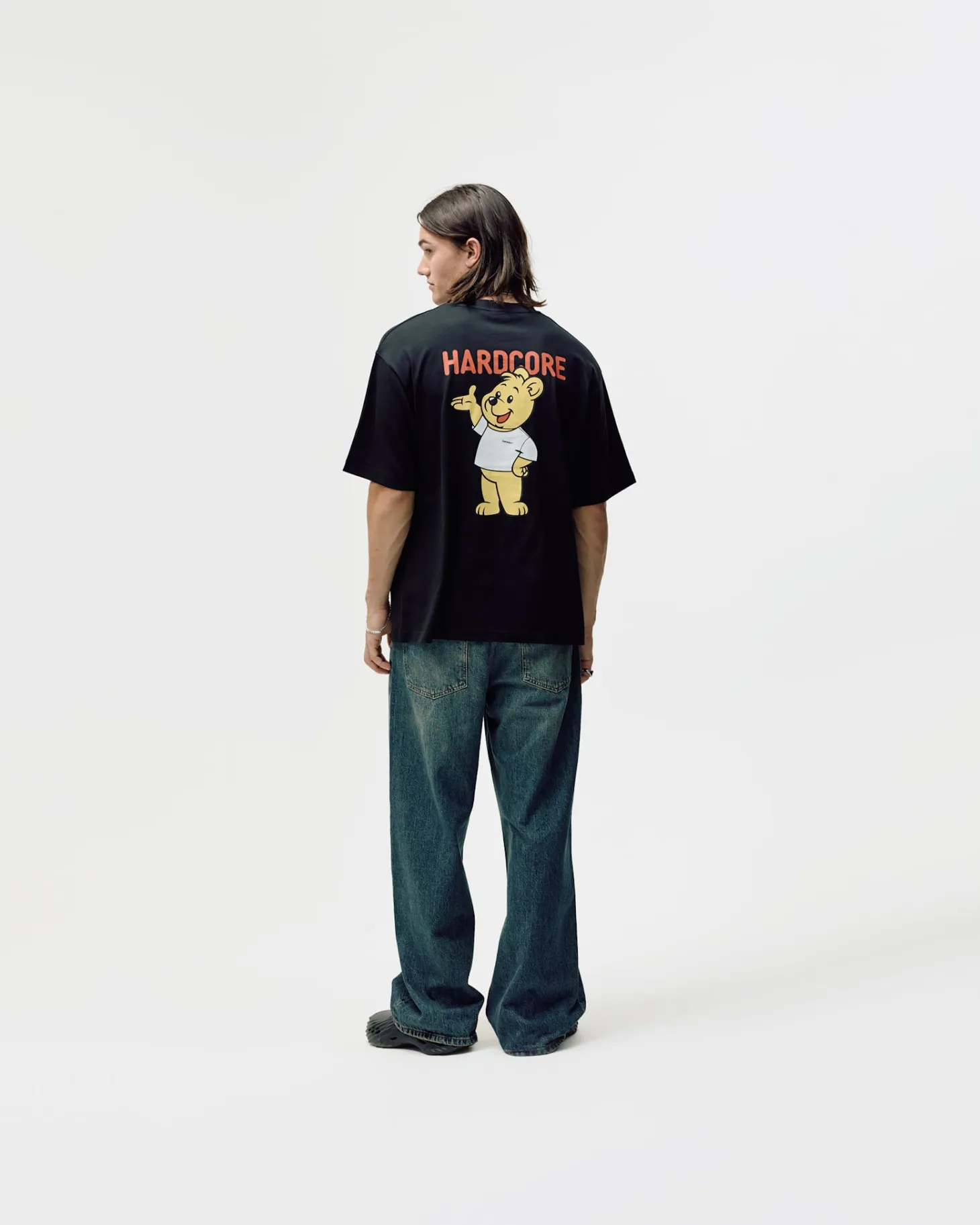 Box Fit T-shirt, Men - Hardcore - Black