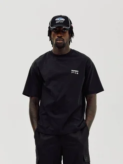 Box Fit T-shirt, Men - Horsepower - Black