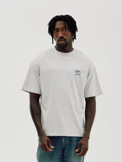 Box Fit T-shirt, Men - Moto - Cloudy Grey