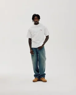 Box Fit T-shirt, Men - Sponsored - White