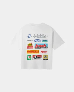 Box Fit T-shirt, Men - Sponsored - White
