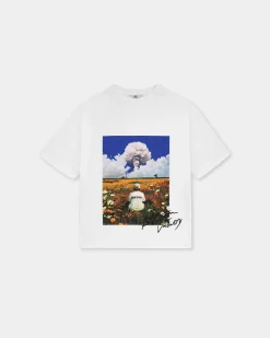 Box Fit T-shirt, Women - Field - White