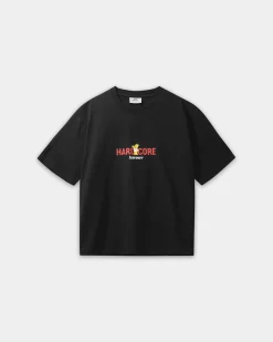 Box Fit T-shirt, Women - Hardcore - Black