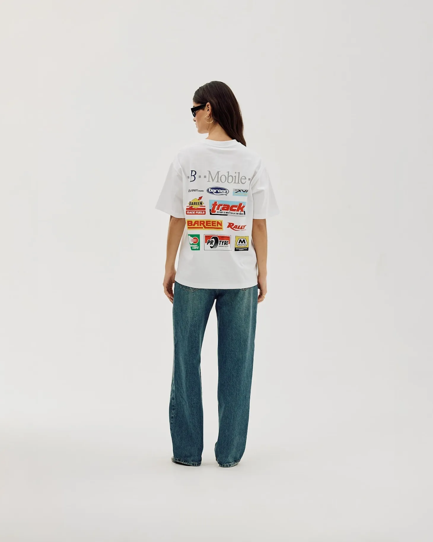 Box Fit T-shirt, Women - Sponsored - White