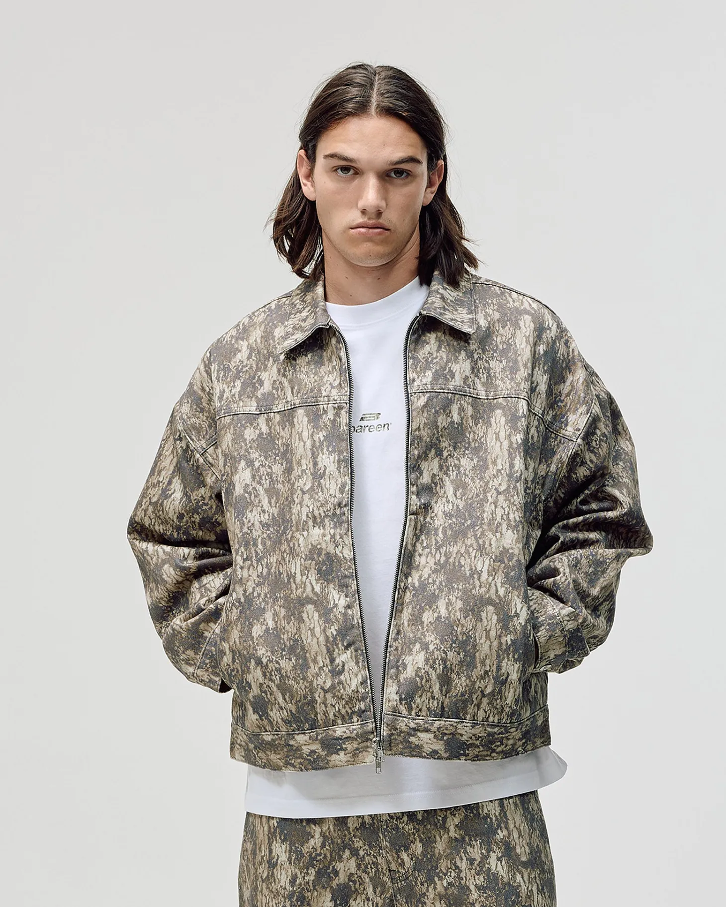 Camo Canvas Jacket, Men - Forest camo