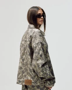Camo Canvas Jacket, Women - Forest Camo