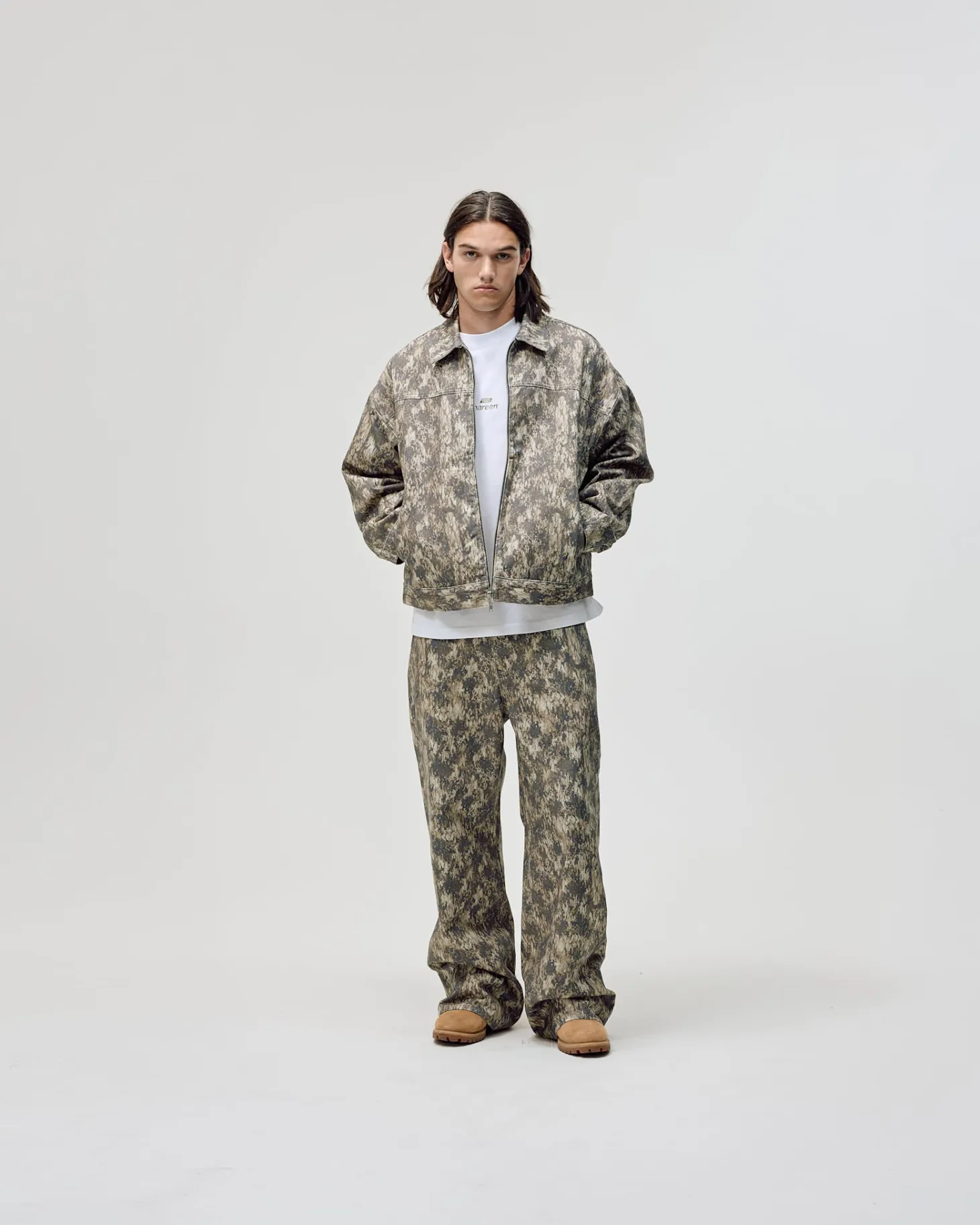 Camo Canvas Pants, Men - Forest Camo