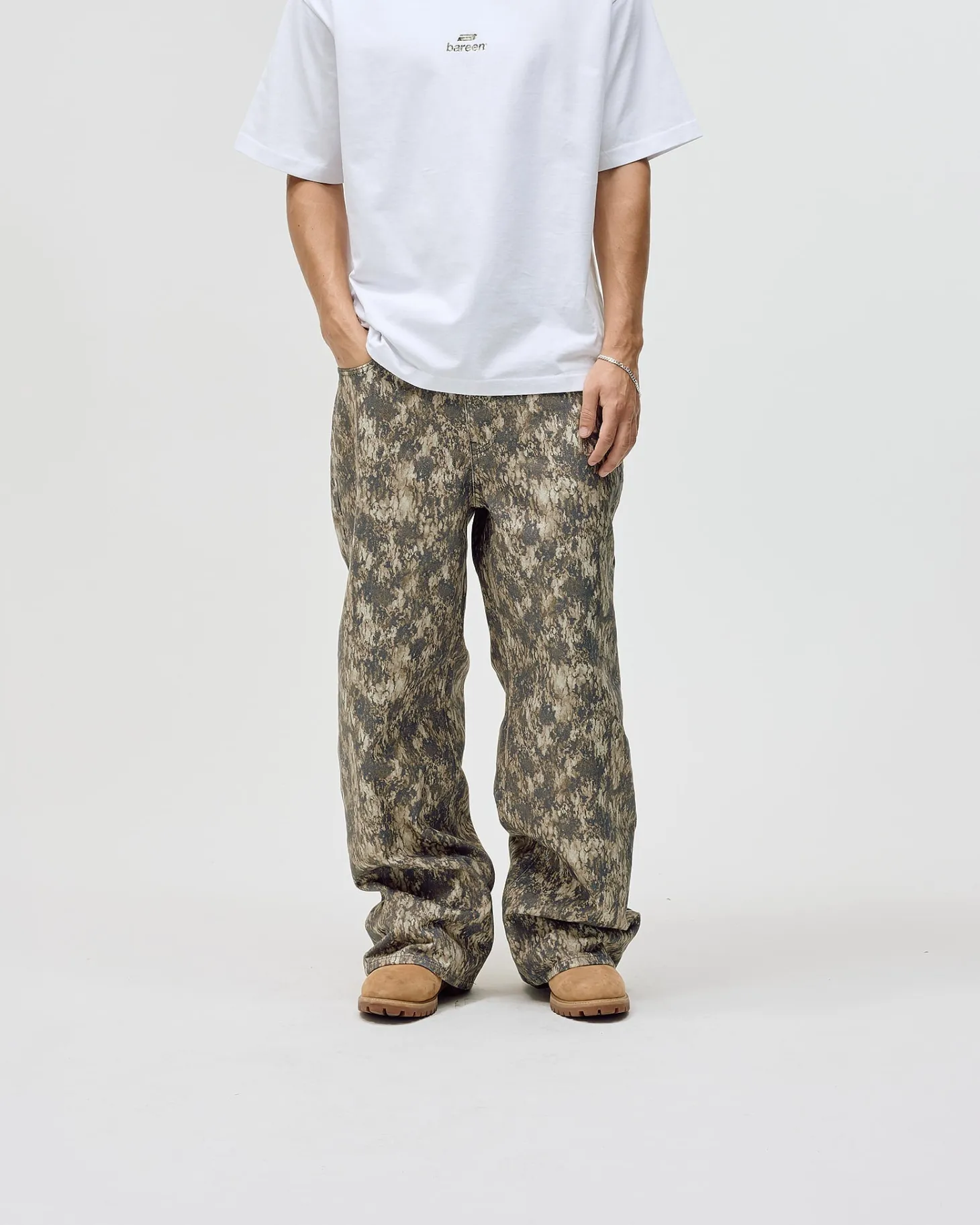 Camo Canvas Pants, Men - Forest Camo