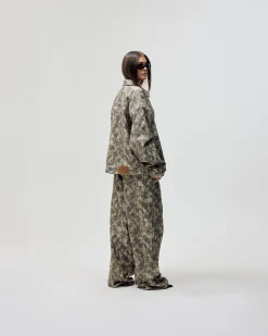 Camo Canvas Pants, Women - Forest Camo