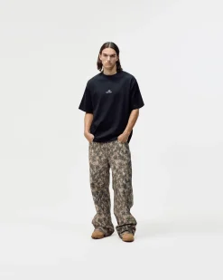 Camo Logo Box Fit, Men - Black