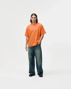 Camo Logo Box Fit, Men - Orange