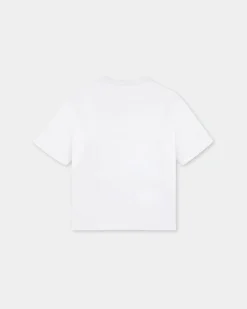 Camo Logo Box Fit, Men - White
