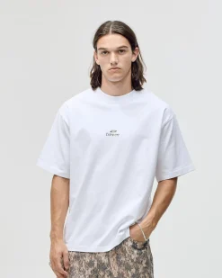 Camo Logo Box Fit, Men - White