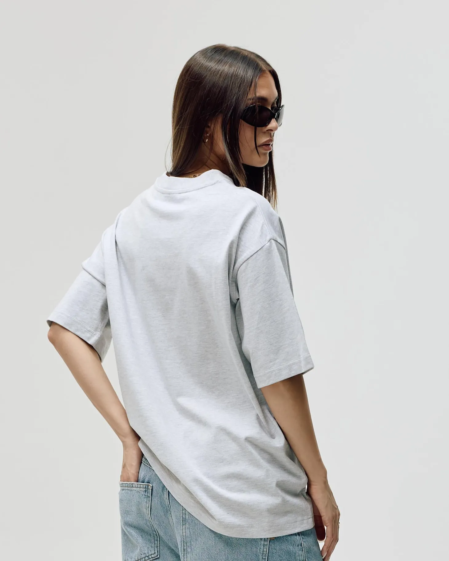 Camo Logo Box Fit, Women - Cloudy Grey