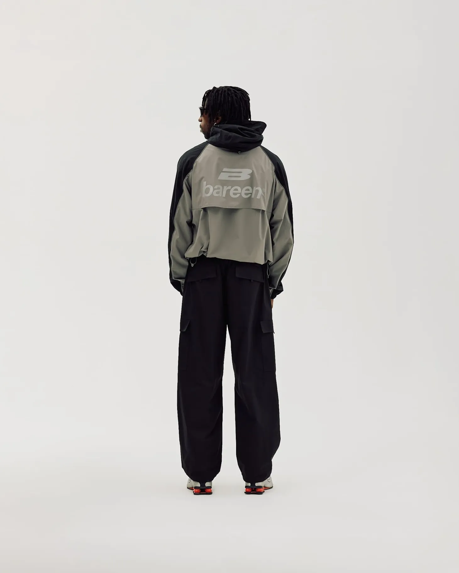 Cargo Pants Parachute, Men - Black