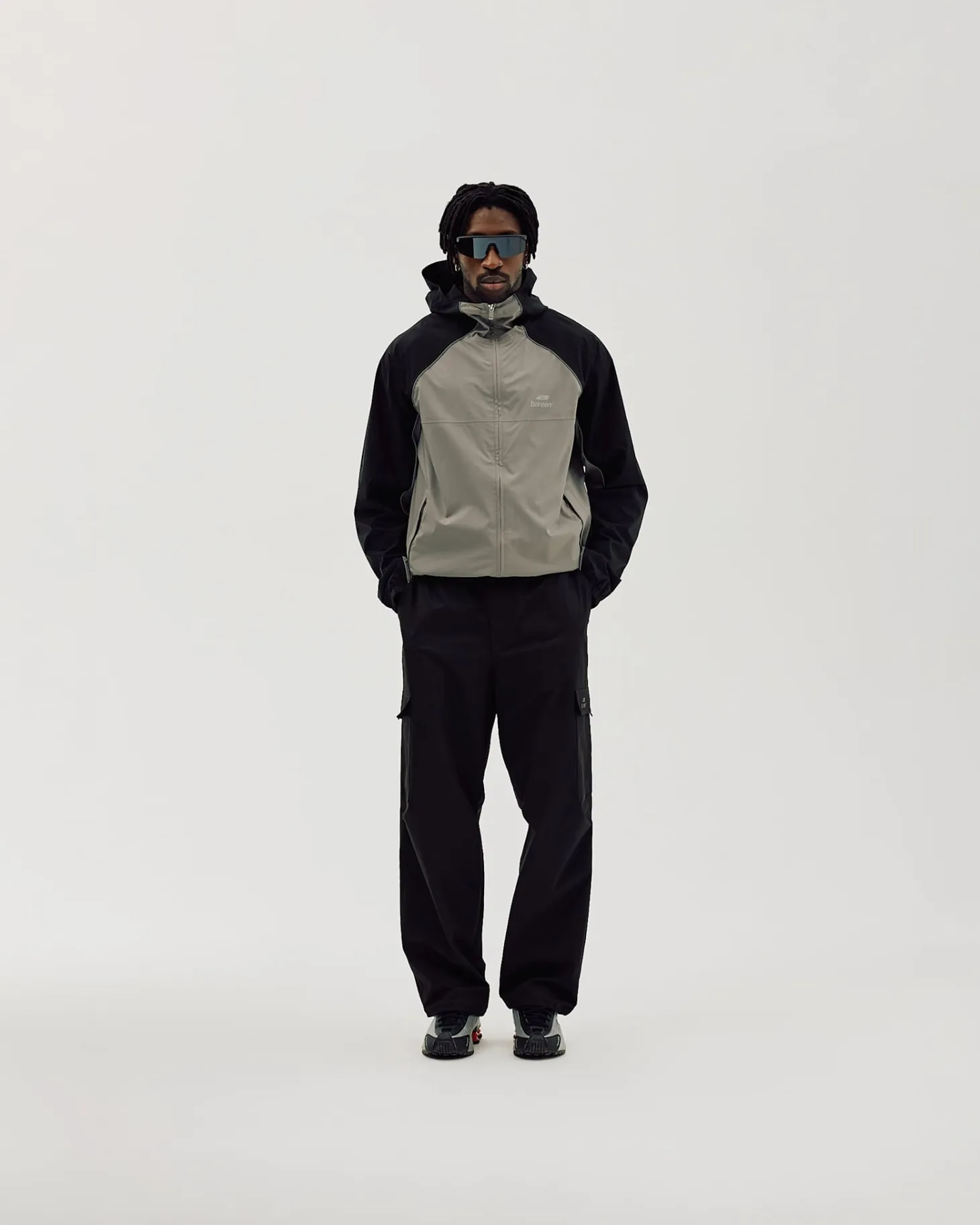 Cargo Pants Parachute, Men - Black