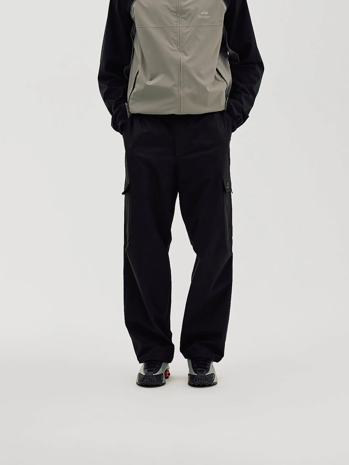 Cargo Pants Parachute, Men - Black