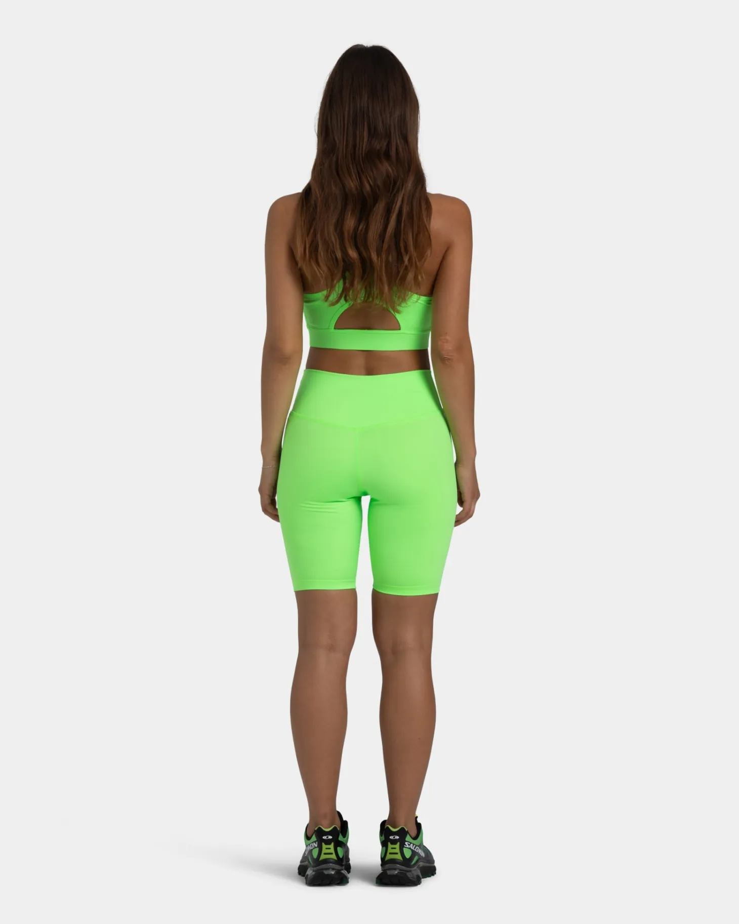 Classic Bike Shorts, Women - Neon Green