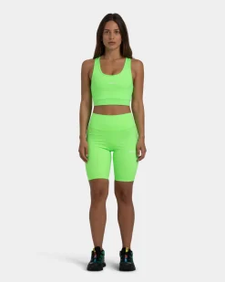 Classic Bike Shorts, Women - Neon Green