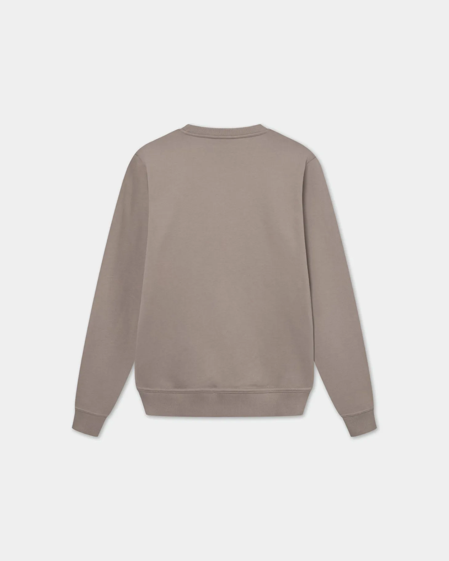 Classic Crewneck, Men - Embroidered Logo - Mocha