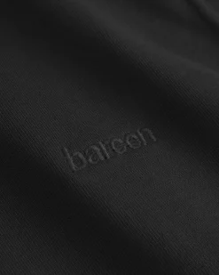 Classic Crewneck, Men - Embroidered Logo - Black