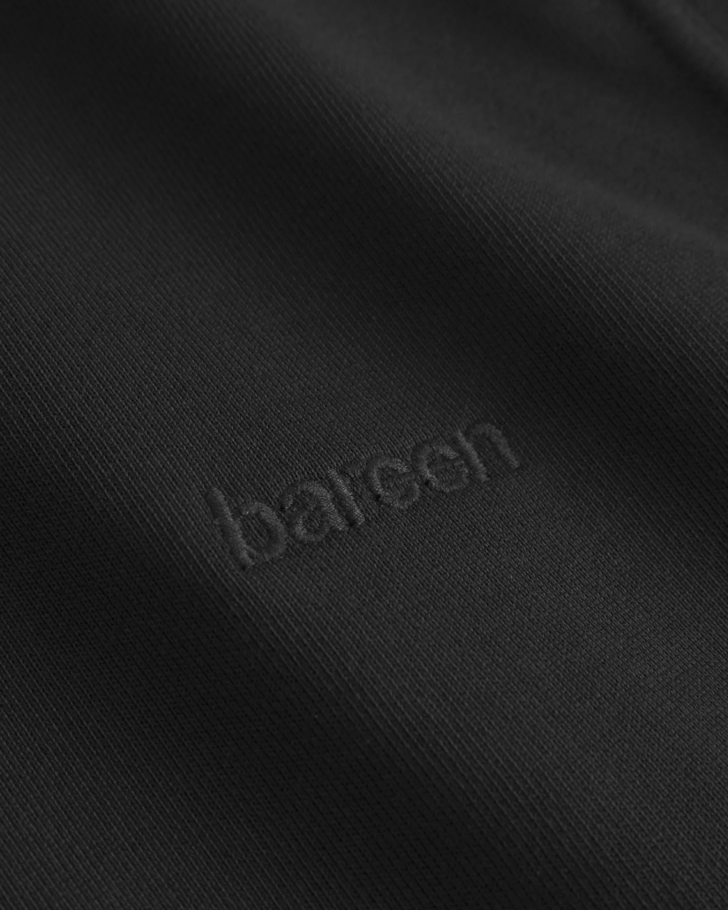 Classic Crewneck, Men - Embroidered Logo - Black