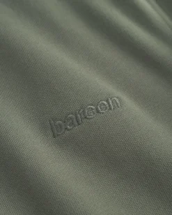 Classic Crewneck, Men - Embroidered Logo - Olive Green